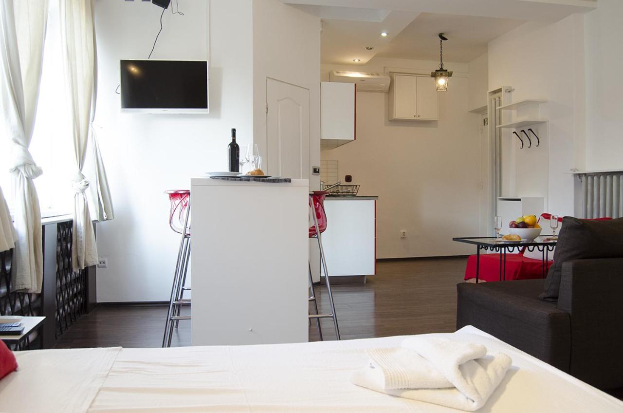 זאגרב Studio Apartment With A View Of Ban Jelacic Square מראה חיצוני תמונה